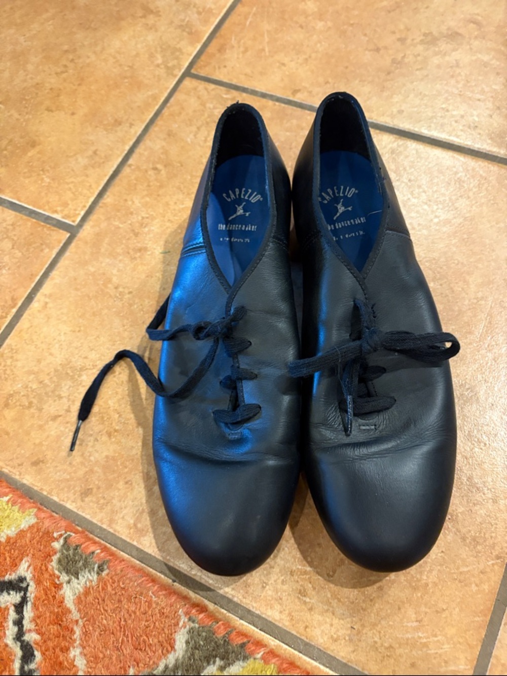 Capezio Black Leather Women's tap shoes